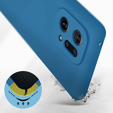 Avis Avizar Coque pour Oppo Find X5 Silicone Semi-rigide Finition Soft-touch Fine  Bleu