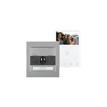 Comelit - Kit Interphone vidéo + mini mains libres Simplebus Wifi - KVU8190V