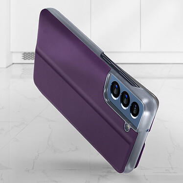 Acheter Avizar Étui Clear View pour Samsung Galaxy S21 FE Fenêtre Affichage Heure Stand vidéo Violet
