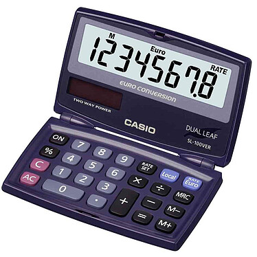CASIO Calculatrice de poche pliante Calculatrice de poche