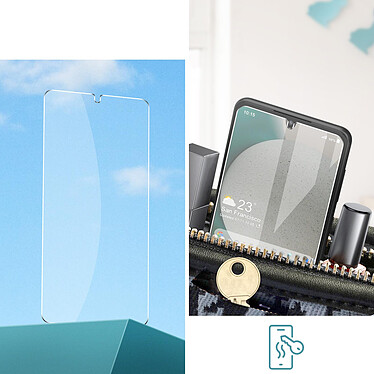 Avis Avizar Film pour Samsung Galaxy A34 5G Plastique Flexible Adhésion Totale  Transparent