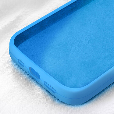 Moxie Coque pour iPhone 15 Pro Semi-rigide Intérieur Microfibre Bleu pas cher