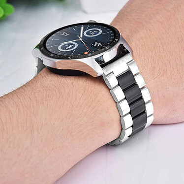 Avizar Bracelet pour Huawei Watch GT Runner / Watch GT 3 46mm Maille Noir pas cher