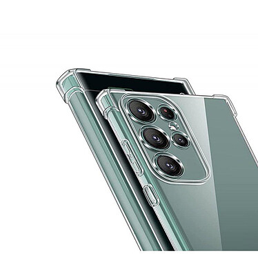 Evetane Coque Samsung Galaxy S23 Ultra Anti-Chocs avec Bords Renforcés en silicone transparente Motif Housse Protection pas cher
