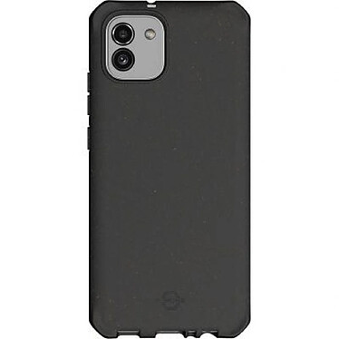 Itskins Coque pour Samsung Galaxy A03 Renforcée Feronia Bio Terra Noir