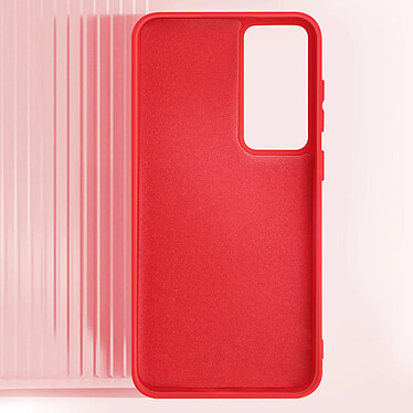 Avizar Coque pour Samsung Galaxy S24 Plus Semi-rigide Soft-touch Anti-traces Rouge pas cher