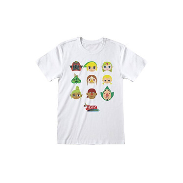 The Legend of Zelda - T-Shirt Wind Waker Faces - Taille S
