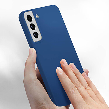 Acheter Avizar Coque Samsung Galaxy S22 Plus Silicone Semi-rigide Finition Soft-touch Fine Bleu