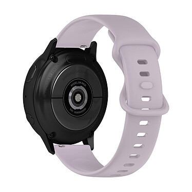 Avizar Bracelet pour Samsung Galaxy Watch Active 2 40mm Silicone Lisse Lavande