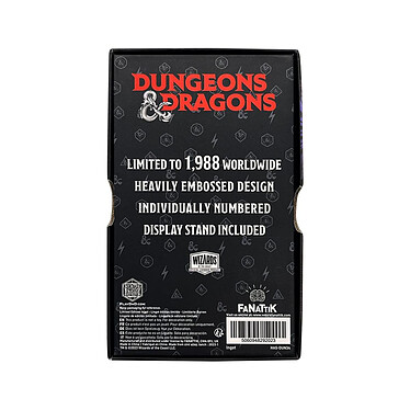Avis Dungeons & Dragons - Lingot 50th Anniversary Spider Queen Limited Edition