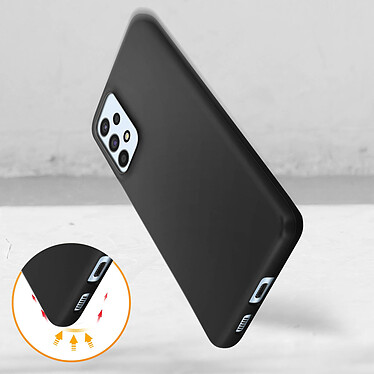 Avis Avizar Coque pour Samsung Galaxy A53 5G Résistante Silicone Gel Flexible Fine Légère  Noir