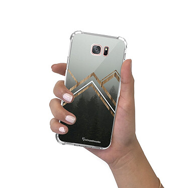 LaCoqueFrançaise Coque Samsung Galaxy S7 Edge anti-choc souple angles renforcés transparente Motif Trio Forêt pas cher