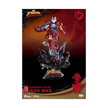 Marvel Comics - Diorama D-Stage Maximum Venom Iron Man Special Edition 16 cm