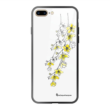 LaCoqueFrançaise Coque iPhone 7 Plus/ 8 Plus Coque Soft Touch Glossy Fleurs Cerisiers Design