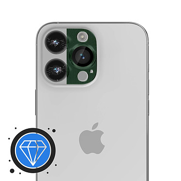 Acheter Avizar Film Caméra pour iPhone 14 Pro et 14 Pro Max Verre Trempé + Alliage d'Aluminium  Vert Foncé