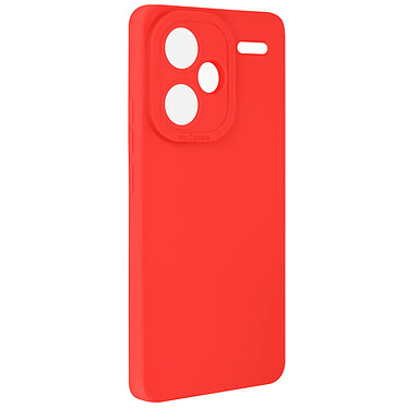 Avizar Coque pour Xiaomi Redmi Note 13 Pro Plus Silicone Mat Protège Caméra Rouge