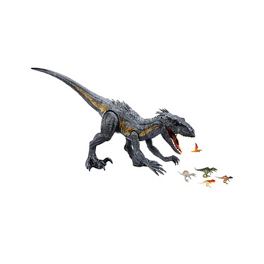 Jurassic World Dino Trackers - Figurine Super Colossal Indoraptor 41 cm pas cher