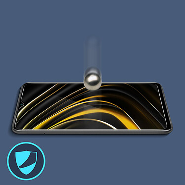 Acheter Avizar Film Écran Xiaomi Poco M3 Verre Trempé 9H Anti-traces Transparent