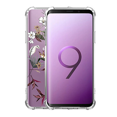 Avis LaCoqueFrançaise Coque Samsung Galaxy S9 Plus anti-choc souple angles renforcés transparente Motif Fleurs Sauvages