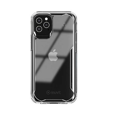 Muvit Coque pour iPhone 12 Pro Max Recycletek Renforcée et Antichoc 2M Transparent