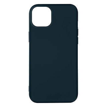 Avizar Coque pour iPhone 14 Plus Silicone Semi-rigide Finition Soft-touch Fine  bleu nuit