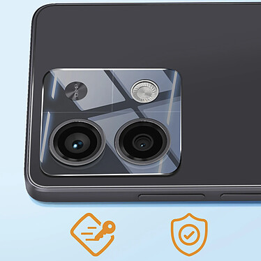 Acheter Avizar Pack 2x Protège Caméra pour Redmi Note 13 5G Verre Trempé Incurvé 3D Transparent