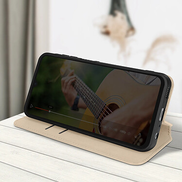 Avis Avizar Étui pour Galaxy A05s Porte-carte Support Vidéo Clapet Magnétique Dorée