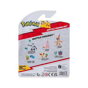 Acheter Pokémon - Pack 3 figurines Battle Figure Set Mélofée, Terhal, Palarticho 5 cm