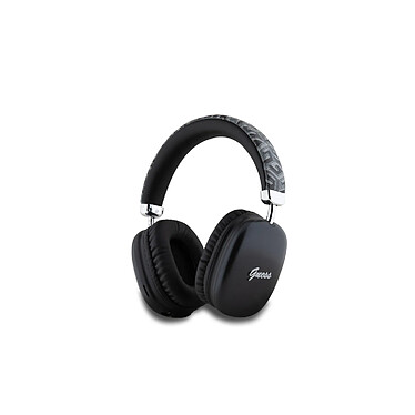 Guess Casque Audio Bluetooth 5.3 Gcube Compatible Siri Certifié IPX4 Noir