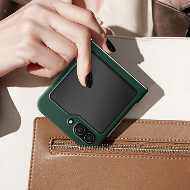 Acheter Avizar Coque MagSafe pour Samsung Galaxy Z Flip 5 Rigide Design Fin  Vert Foncé