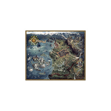 The Witcher 3 Wild Hunt - Puzzle Northern Realms Map