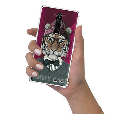 Evetane Coque Xiaomi Mi 9T Pro anti-choc souple angles renforcés transparente Motif Tigre Fashion pas cher
