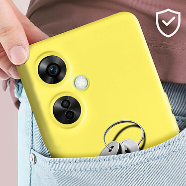 Avis Avizar Coque pour OnePlus Nord CE 3 Lite 5G Silicone Soft Touch Finition Mate Anti-trace  Jaune