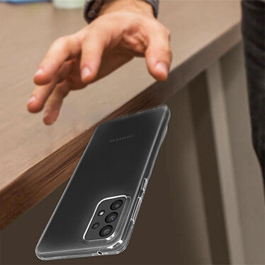 Avizar Coque pour Samsung Galaxy A73 5G Silicone Souple Ultra-Fin 0.3mm  Transparent pas cher