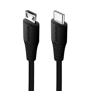 Swissten Câble USB-C vers Micro-USB Charge rapide 3A Synchronisation 1m  Noir