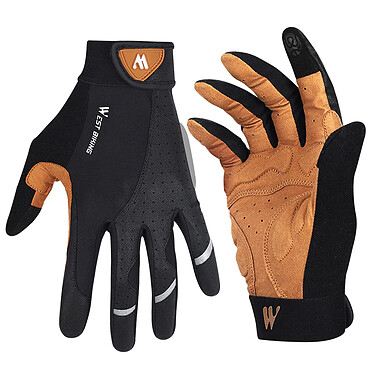 Avizar Gants de Sport tactiles Noir et Marron WEST BIKING