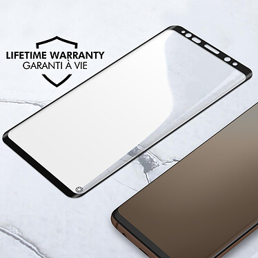 Acheter Force Glass Verre Trempé pour Samsung Galaxy S9 Plus Dureté 9H+ Biseauté Garantie à vie  Noir