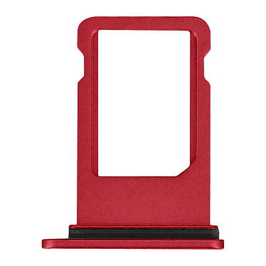 Clappio Tiroir Carte SIM de Remplacement pour Apple iPhone 8, SE 2020 et SE 2022  rouge