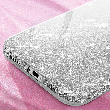 Acheter Avizar Coque Paillette pour iPhone 16 Plus Hybride Design Glamour Argent