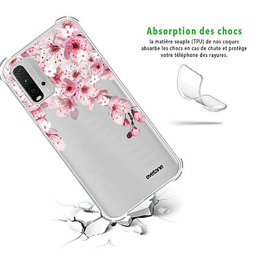 Avis Evetane Coque Xiaomi Redmi 9T anti-choc souple angles renforcés transparente Motif Cerisier