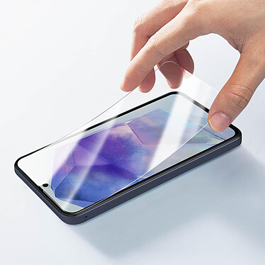 Avizar Protège Écran pour Samsung Galaxy A55 Souple Anti-rayures Anti-traces Transparent pas cher