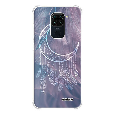 Evetane Coque Xiaomi Redmi Note 9 anti-choc souple angles renforcés transparente Motif Lune Attrape Rêve