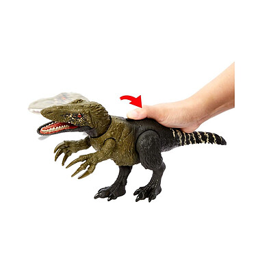 Jurassic World Dino Trackers - Figurine Wild Roar Orkoraptor pas cher