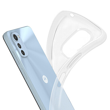 Avizar Coque pour Motorola Moto E32 Flexible Fine et Légère  Transparent pas cher