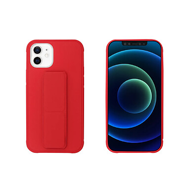 Avis Myway Coque pour iPhone 12 mini avec fonction stand Rouge