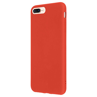 Avis Forcell  Coque iPhone 7 Plus/iPhone 8 Plus Coque Soft Touch Silicone Gel Rouge