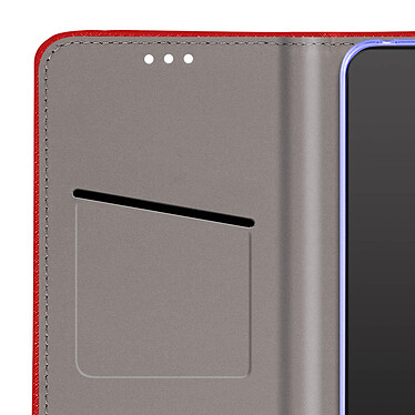 Avizar Étui pour Honor X8a avec Clapet Porte carte Fonction Support  Rouge pas cher