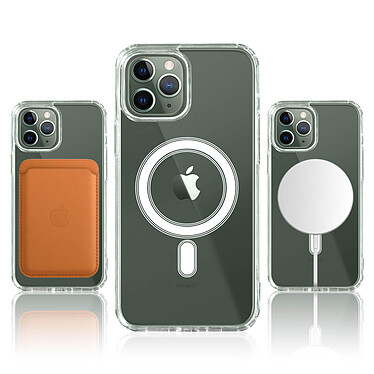 Avis Avizar Coque pour MagSafe pour iPhone 11 Pro Cercle magnétique Rigide Transparent