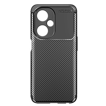 Avizar Coque pour OnePlus Nord CE 3 Lite 5G Silicone Gel Flexible Design Effet Fibre de Carbone  Noir