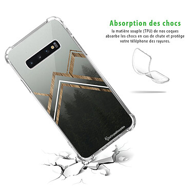 Avis LaCoqueFrançaise Coque Samsung Galaxy S10 anti-choc souple angles renforcés transparente Motif Trio Forêt